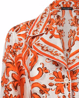 Orange Silk Blouse 3