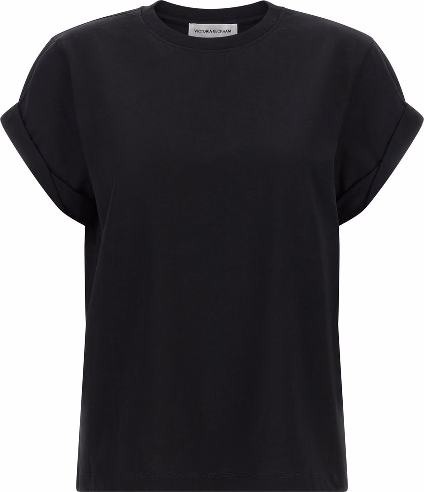 Black Cotton T-Shirt