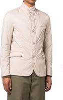 Beige Polyamide Full-Length Jacket 2