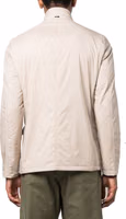 Beige Polyamide Full-Length Jacket 3