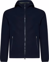 Blue Elastane Shell Jacket 1