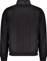 Black Cotton Full-Length Jacket 2