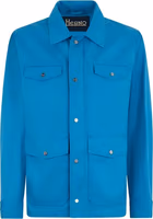 Blue Cotton Denim Jacket 1