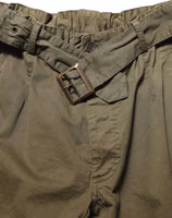 Olive Green High Waist Cargo Trouser Pants 2