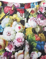Multicolor Floral High Waist Wide Leg Pants 5