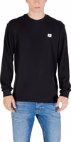 Black Cotton Long Sleeve T-Shirt 1