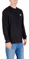 Black Cotton Long Sleeve T-Shirt 3