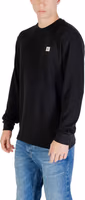 Black Cotton Long Sleeve T-Shirt 4