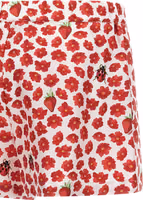 Multicolor Silk Bermuda Shorts 4