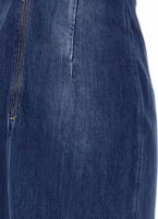Blue Cotton Midi Dress 4