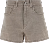 Beige Cotton Bermuda Shorts 1