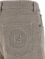 Beige Cotton Bermuda Shorts 4