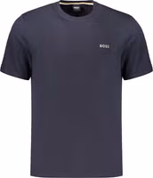 Blue Cotton Men's T-Shirt 1
