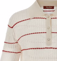 White Silk Polo Shirt 3