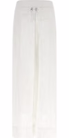 White Cotton Casual Pants 2