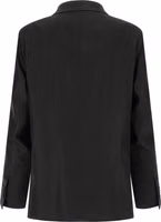 Black Linen Two-Piece Suit 2