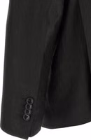 Black Linen Two-Piece Suit 3