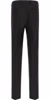 Black Linen Two-Piece Suit 5