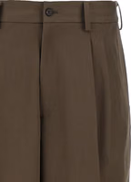 Brown Wool Casual Pants 3