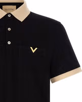 Bicolor Cotton Polo Shirt 3