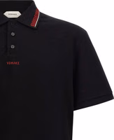 Black Cotton Polo Shirt 3