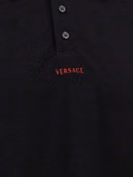 Black Cotton Polo Shirt 4