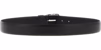 Black Leather Regular Belt 2