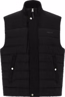 Black Nylon Sleeveless Jacket 1