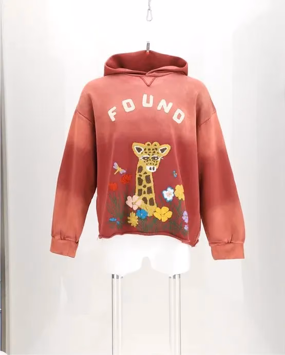 Red Cotton Sweatshirt