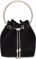 Black Silk Backet Bag 1