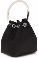 Black Silk Backet Bag 3