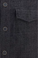 Black Cotton Shell Jacket 3