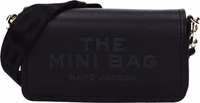 Black Leather Crossbody Bag 1