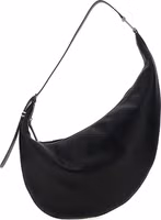 Black Calfskin Shoulder Bag 1