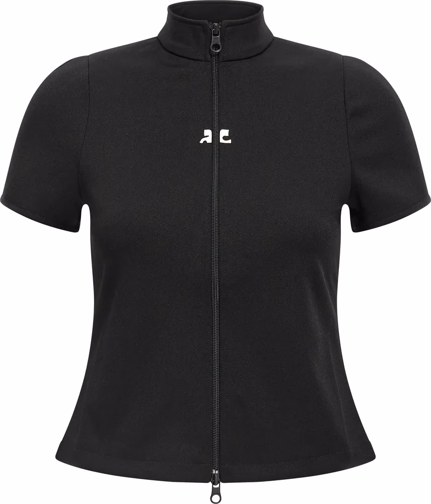 Black Polyester Top