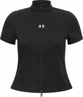 Black Polyester Top 1