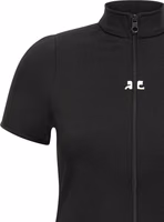 Black Polyester Top 3