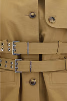 Beige Cotton Full-Length Jacket 3