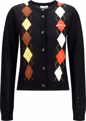 Black Cotton Cardigan