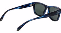 Blue Recycled Polycarbonate Sunglasses 3