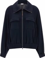 Blue Cotton Bomber 1