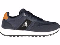 Blue Polyurethane Men's Sneaker 1