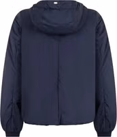 Blue Polyamide Full-Length Jacket 2