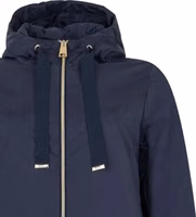 Blue Polyamide Full-Length Jacket 3