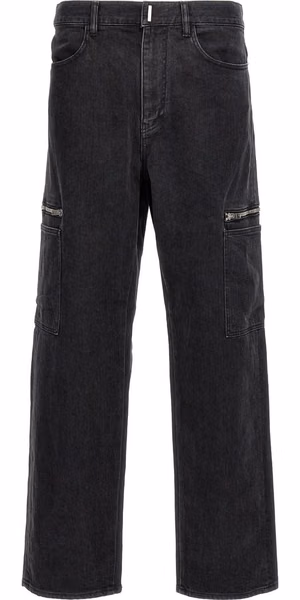 Black Cotton Jeans Denim