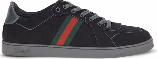 Black Fabric Athletic Sneakers