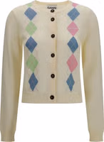 Beige Cotton Cardigan 1