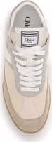 Beige Calf Leather Bos Taurus Athletic Sneakers 4