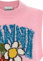 Multicolor Wool Sleeveles Sweater 3