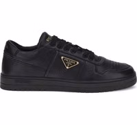 Black Calf Leather Bos Taurus Low Top Sneakers 1